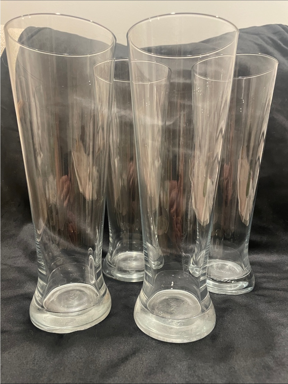 Mikasa Clear Pilsner Glasses - Set of 4